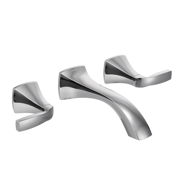 Two-Handle Wall Mount Bathroom Faucet